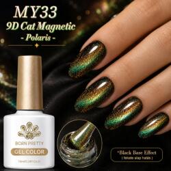 BORN PRETTY Cat Magnetic gél lakk 10 ml - MY033 - 9D Cat Eye (60886-6)