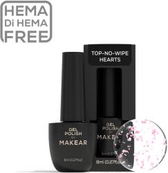 MAKEAR No Wipe Top 8 ml - Hearts - Szivecskés Top