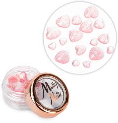 MollyNails 3D szív körömdísz No. 3 - 40 db (5903990598319)