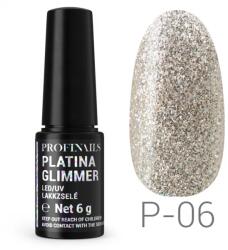 Profinails Platina Glimmer LED/UV lakkzselé 6gr P-06 (11052)