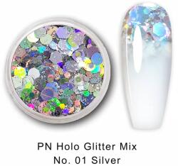 Palota Nails PN Holo glitter mix No. 01 Silver