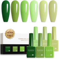 CANNI HEMA FREE UV/LED gél lakk szett 6x9ml - 2339 (1302k2)