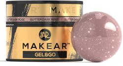 MAKEAR Gel&Go Builder Gél No. GG27 Glitter Dark Rose 50ml