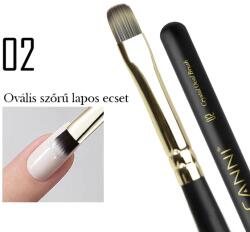 CANNI Prémium ecset No. 02 - Ovális ecset 9 mm (33111)