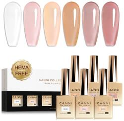 CANNI HEMA FREE UV/LED gél lakk szett 6x9ml - 2324 (1302k2)