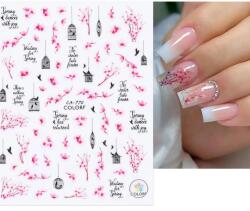 Palota Nails Köröm matrica 3D-s No. CA770 - 136