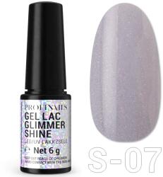 Profinails Gel Lac Glimmer Shine LED/UV lakkzselé 6gr S-07 (10803)