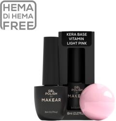 Makear Hema Free Keratin Base 8 ml - KVB01 - Light pink