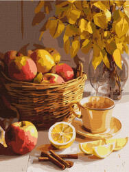 Ideyka Set pictura pe numere, cu sasiu, Cos cu inspiratie, 30x40 cm (KHO5751)
