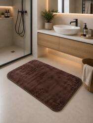 MOONBEAM Covoras Eco-blana Moonbeam Imitatie Blana Iepure, Bordo, Marime 60 x 90 cm, Lungime Fir 10 mm, Poliester, Antialergic, Living, Dormitor, Sufragerie, Birou Covor