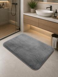 MOONBEAM Covoras Eco-blana Moonbeam Imitatie Blana Iepure, Grafit, Marime 60 x 90 cm, Lungime Fir 10 mm, Poliester, Antialergic, Living, Dormitor, Sufragerie, Birou Covor