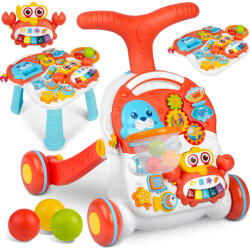 RicoKids 2az1-ben asztallá alakítható járássegítő , piros Ricokids (781001)