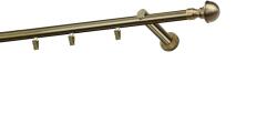MCe System - Galerie 19 mm - bară cu șină - simplă - BOSTON - antic (GAL/19D/ABOS) Suport draperie