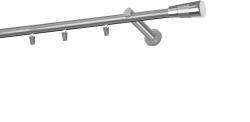 MCe System - Galerie 19 mm - bară cu șină - simplă - VOLEO - satin (GAL/19D/SVOL) Suport draperie
