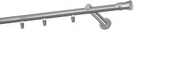MCe System - Galerie 19 mm - bară cu șină - simplă - CAPRI - satin (GAL/19D/S\CAP) Suport draperie
