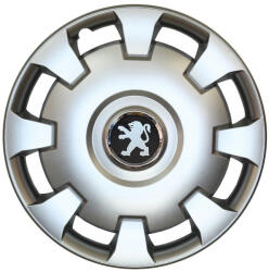 AutoHelix MSA Set 4 capace roti 14 inchi (R14) compatibile PEUGEOT 106, 107, 206, 207, 306, 307, 308, 406, 407, EXPERT, PARTNER, 3008, Model -206 (000981)