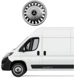 AutoHelix MSA Set 4 capace roti 15 inchi (R15) bombate compatibile Mercedes SPRINTER, model 320 (320Mercedes)