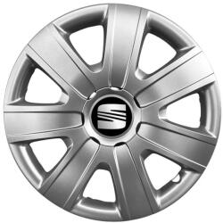 AutoHelix MSA Set 4 capace roti 15 inchi (R15) compatibile SEAT Leon, Altea, Alhambra, Ibiza, Cordoba, Exeo Model - 325 (000869)