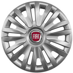 AutoHelix MSA Set 4 capace roti 15 inchi (R15) compatibile FIAT 500, Punto, Bravo, Albea, Tipo, Stilo, Model-313 (001164)