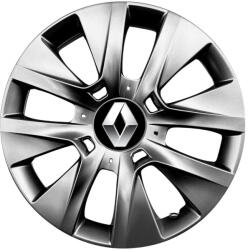 AutoHelix MSA Set 4 capace roti 15 inchi (R15) compatibile RENAULT Megane, Clio, Talisman, Espace, Kangoo, Laguna, Fluence, Captur, Scenic, Trafic, Twingo, Model - 334 (001043)