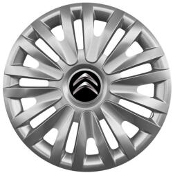 AutoHelix MSA Set 4 capace roti 16 inchi (R16) compatibile CITROEN C1, C2, C3, C4, C5, Jumpy, Nemo, Picasso, Model-412 (001037)