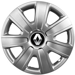 AutoHelix MSA Set 4 capace roti 15 inchi (R15) compatibile RENAULT Megane, Clio, Talisman, Espace, Kangoo, Laguna, Fluence, Captur, Scenic, Trafic, Twingo, Model - 325 (001042)