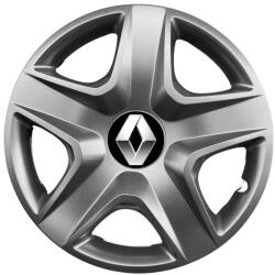 AutoHelix MSA Set 4 capace roti 16 inchi (R16) compatibile RENAULT Megane, Clio, Talisman, Espace, Kangoo, Laguna, Fluence, Captur, Scenic, Trafic, Twingo, Model - 418 (001057)