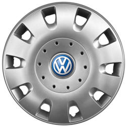 AutoHelix MSA Set 4 capace roti 15 inchi (R15) compatibile Volkswagen, Model - 304, Sigla Albastra (304VwAlbastru)