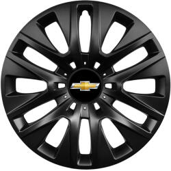 AutoHelix MSA Set 4 capace roti 16 inchi (R16) compatibile CHEVROLET, Model 429 Black (Black429Chevrolet)