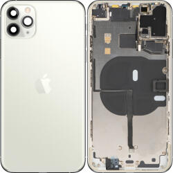 Apple Capac Baterie Apple iPhone 11 Pro Max, Cu Carcasa Mijloc, Argintiu, Swap