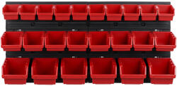 Rovision Panou de depozitare atelier Kistenberg Orderline, 26 piese, 24 cutii (35784)
