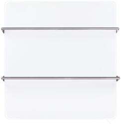 Teploceramic Llc SunWay SWGT-RA 400 W üveg infrapanel - törölközőszárító, fehér, beépített digitális termosztáttal 600 × 600 × 15 mm 1, 8-2, 1 A IP34 8 m2 / 20 m³