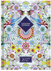 VECTRALINE Határidőnapló VECTRALINE Catalina kék B/6 napi fehér lapos 2027 (23.09945) - tonerpiac