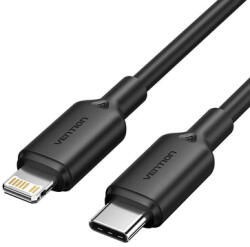 Vention LAKBF 1 M Fekete Lightning kábel (LAKBF)