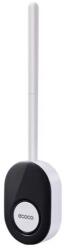 Ecoco Perie de silicon pentru toaleta cu suport din plastic, aspect modern, Aerisire de circulatie 360°