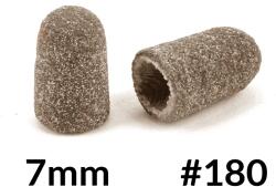 AlleMed pedikűrös csiszolósapka - 7 mm, #180 - barna - 10 db
