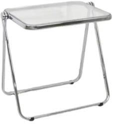 quandes Masuta de cafea pliabila transparenta nordica, 42 X 35 X 44 cm Masa de cafea