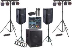 Soundsation PROVIBE 1815 4LEDKIT - Sistem profesional de sonorizare si lumini de scena, 3560W (putere muzicala)