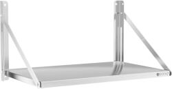 Royal Catering Raft de perete - rabatabil - 80 x 45 cm - 40 kg - oțel inoxidabil RC-BFWS8045 (RC-BFWS8045) Raft
