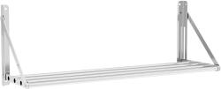 Royal Catering Raft de perete - raft rabatabil - stil tub - 100 x 30 cm - 40 kg - oțel inoxidabil RC-TFWH100X30 (RC-TFWH100X30) Raft