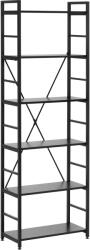 Fromm & Starck Raft de bibliotecă - 60 x 28 x 182, 5 cm - 150 kg - negru STAR_BC_11 (STAR_BC_11) Biblioteca