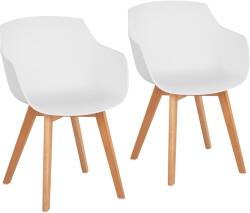 Fromm & Starck Scaun - set de 2 - până la 150 kg - scaun 41 x 40 cm - alb STAR_SEAT_17 (STAR_SEAT_17)