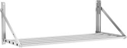 Royal Catering Raft de perete - raft rabatabil - stil tub - 100 x 45 cm - 40 kg - oțel inoxidabil RC-TFWH10045 (RC-TFWH10045) Raft