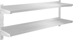 Royal Catering Raft pe Perete - 2 niveluri - 140 cm RCWR-140.2 (RCWR-140.2) Raft