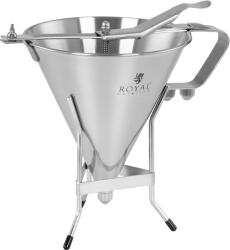 Royal Catering Pâlnie cu piston - 1, 8 L - Oțel inoxidabil - 3 vârfuri de umplere RCSD-11 (RCSD-11)