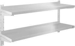 Royal Catering Raft pe Perete - 2 niveluri - 120 cm RCWR-120.2 (RCWR-120.2) Raft
