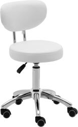Physa Scaun rulant cu spătar - 46 - 60 cm - 150 kg - alb ASCONA WHITE (ASCONA WHITE)