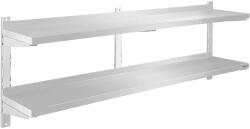 Royal Catering Raft pe Perete - 2 nivele - 160 cm RCWR-160.2 (RCWR-160.2) Raft