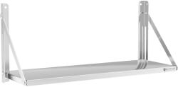 Royal Catering Raft de perete - pliabil - design bar - 100 x 30 cm - 40 kg - oțel inoxidabil RC-BFWH10030 (RC-BFWH10030) Raft