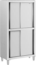 Royal Catering Dulap de vase din oțel inoxidabil - 1000 x 500 x 1800 mm - Royal Catering RCDC-100 (RCDC-100)
